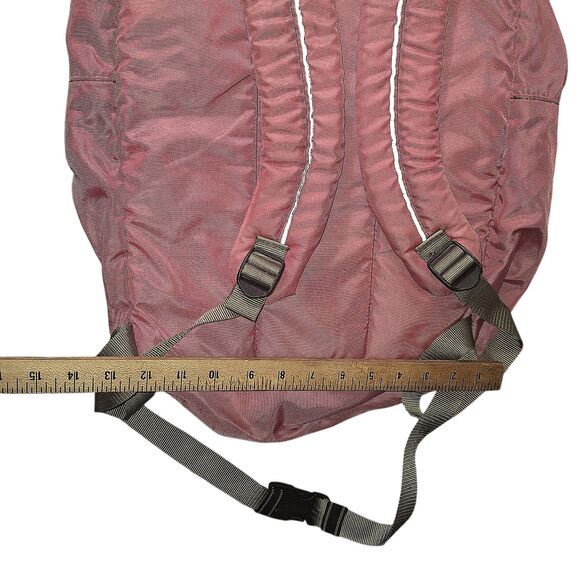 ​L.L. Bean Pink Y2K Backpack Reflective Hiking School Bag Y2K VGUC main image 7